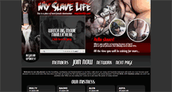 Desktop Screenshot of myslavelife.com