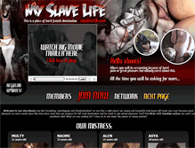 Tablet Screenshot of myslavelife.com